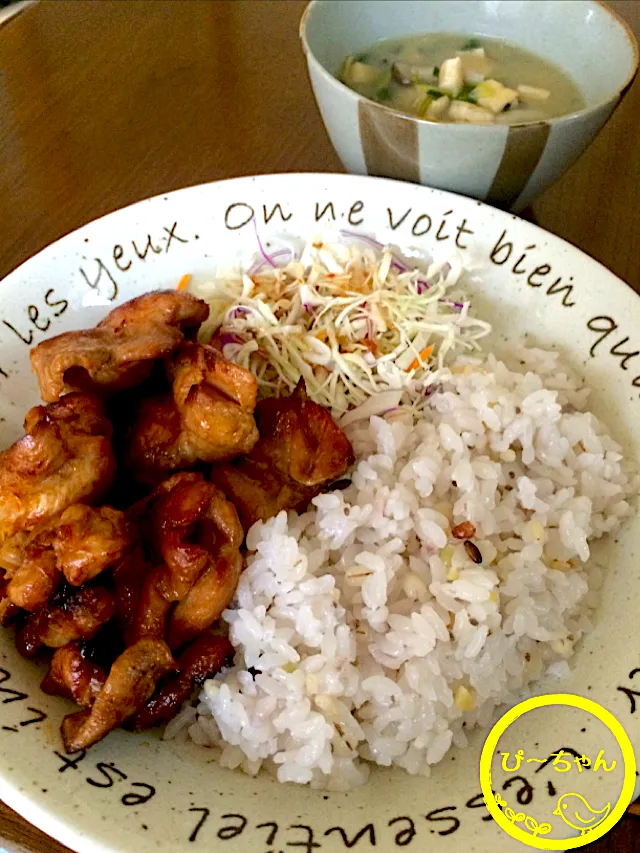 Snapdishの料理写真:今日のお昼ご飯。|☆ぴ〜ちゃん☆さん