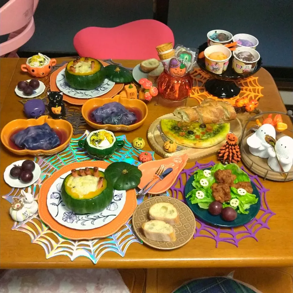 ハロウィンパーティー料理🎃|とししいたけさん