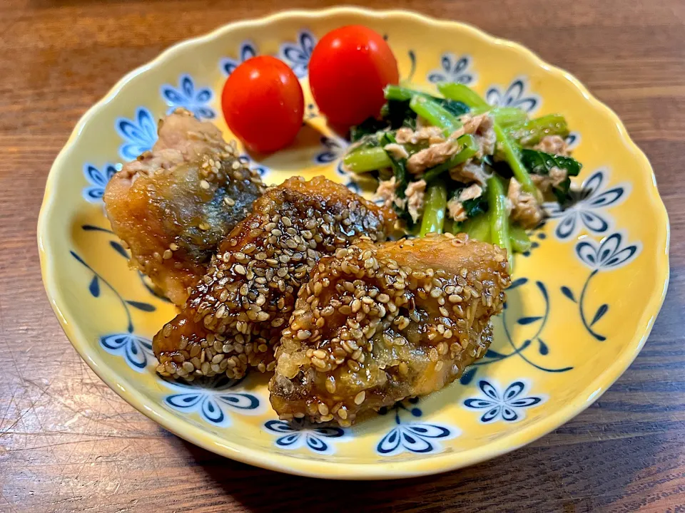 秋鮭のごま甘酢照り焼き|ちろるろさん