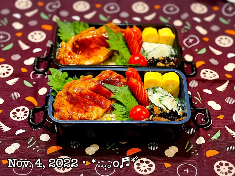 Snapdishの料理写真:2022/11/04お弁当〜♡|いく❤️さん