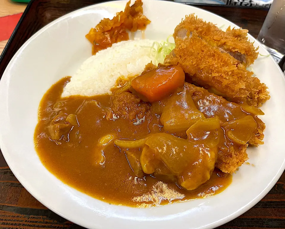 定食屋さんのカツカレー(半ライス)|須佐 浩幸さん