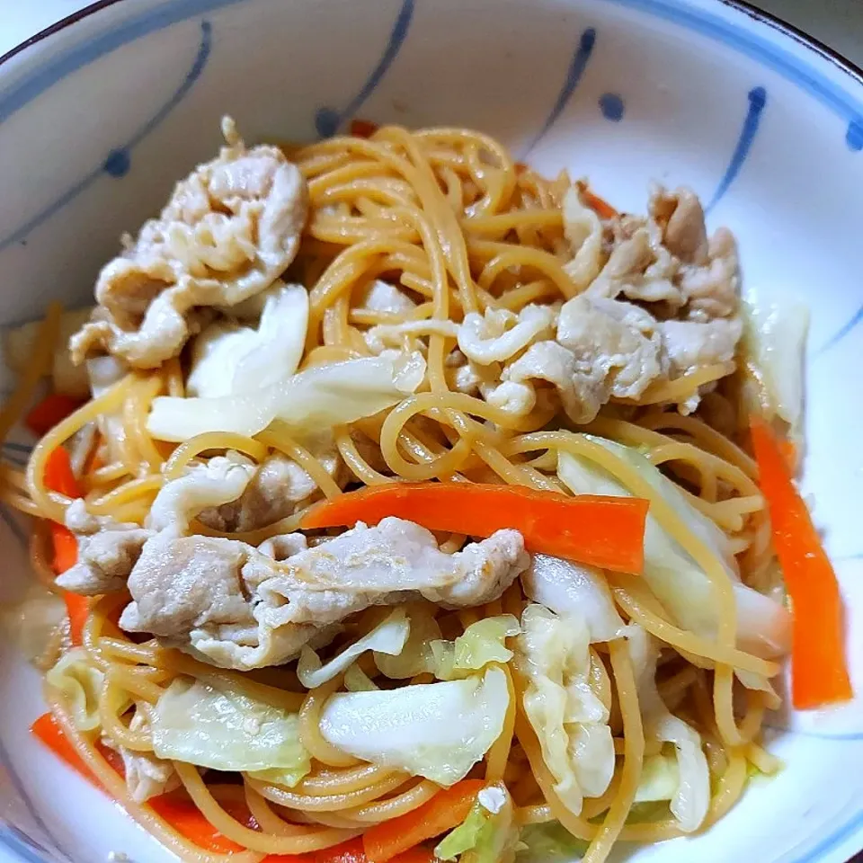 しょうゆ焼きそば風豆100%麺|あかね空さん