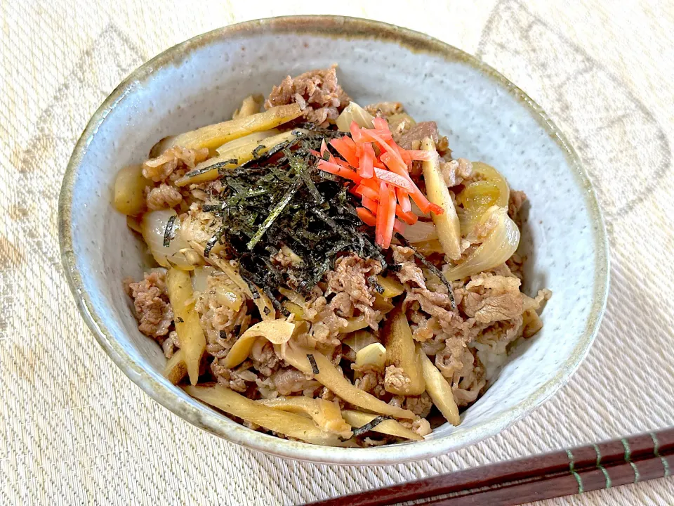 のり牛丼|しげさんさん