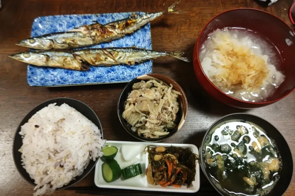 秋刀魚定食|アクちゃんさん