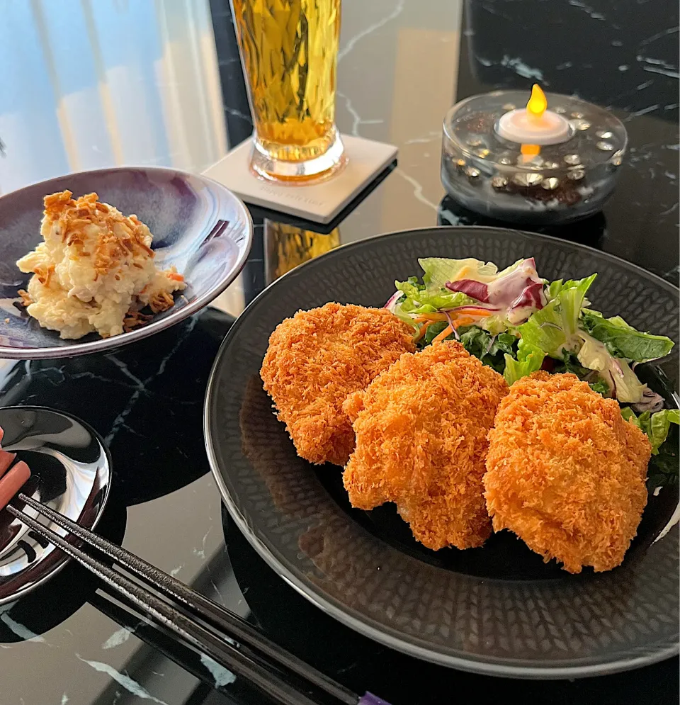 糠漬け豚ヒレ肉のとんかつ🍻✨|ななこさん