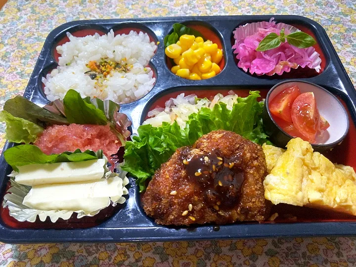 自分用のお弁当～😃💕|よもむぎさん