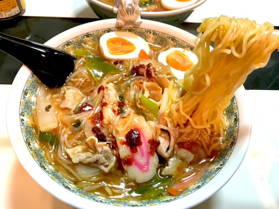 お家で作るアッツ熱の餡掛け肉もやしラーメン|Takeshi  Nagakiさん