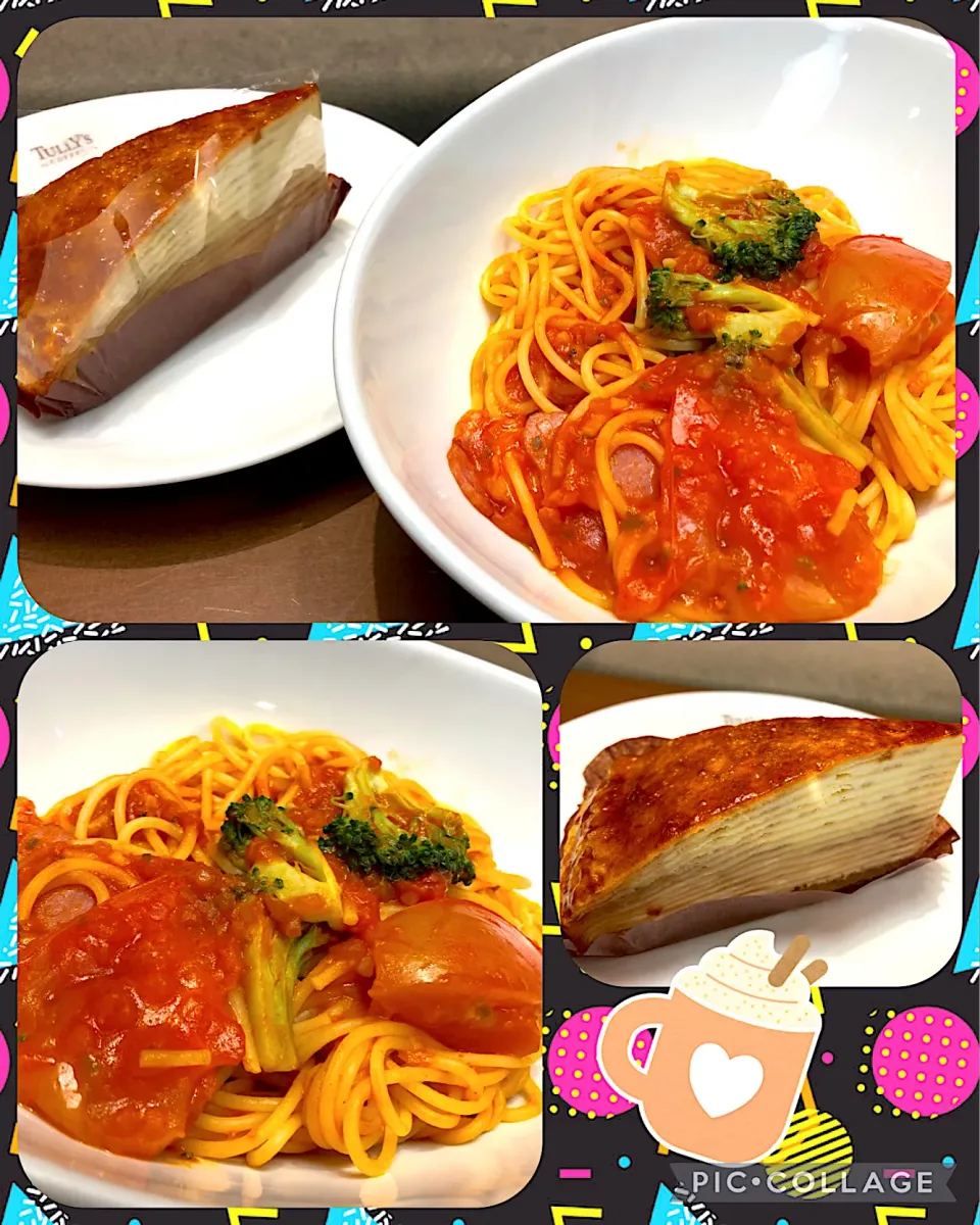 ベーコンとフレッシュトマトソースパスタ🍝|ゆうりさん