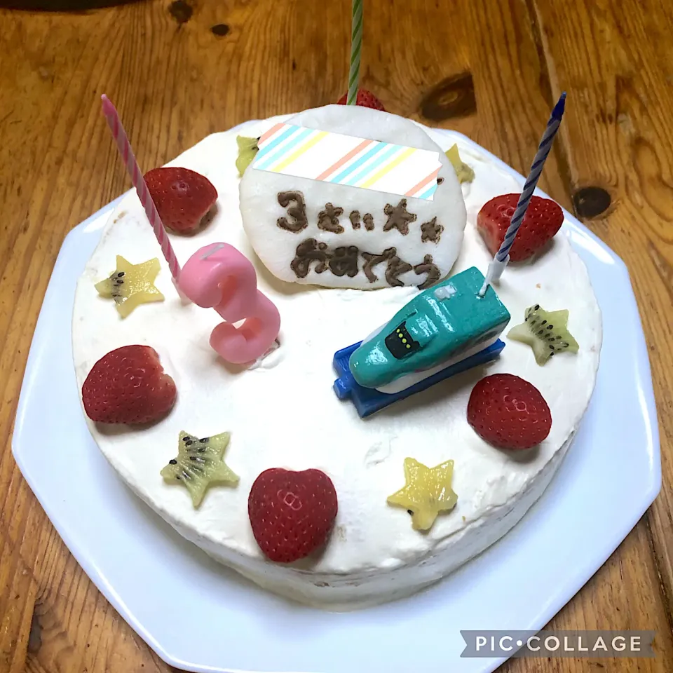 3歳息子とつくるバースデーケーキ♪♪〜前祝い〜|みきのキッチン＊*さん