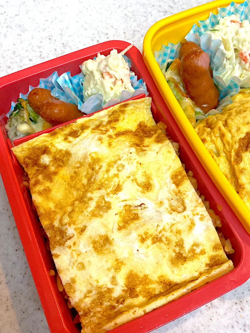 Snapdishの料理写真:オムライス　弁当|asumamaさん