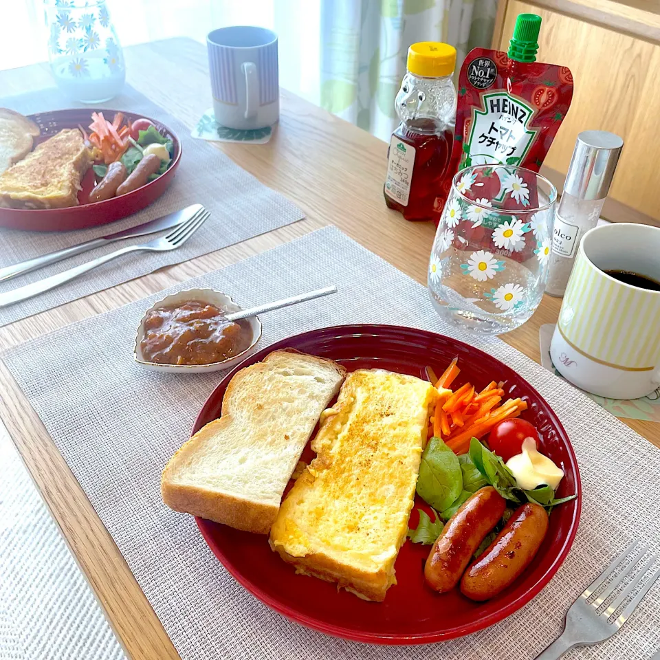 フレンチトーストな朝食|leimomiさん