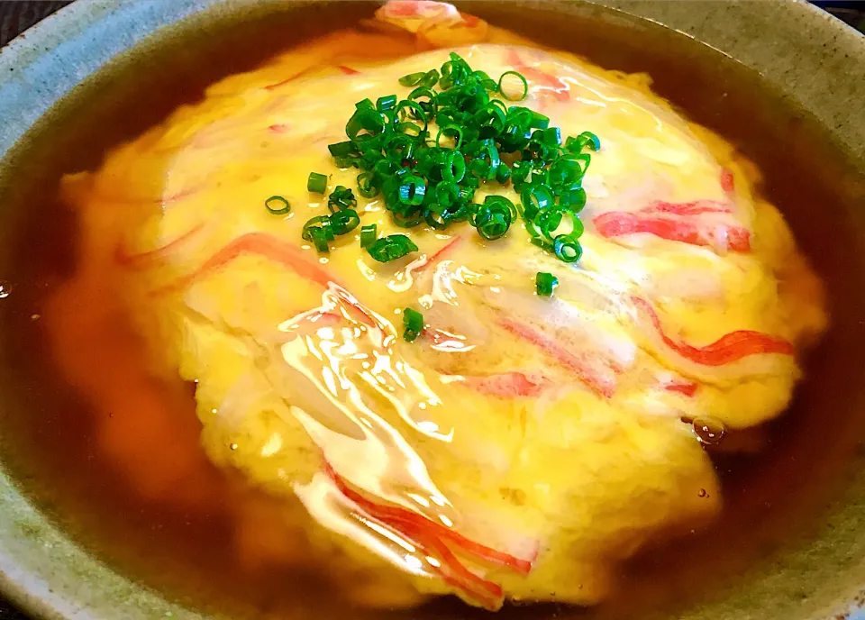 昨日は中華丼 丼好きランチ          「カニカマ天津飯」|mottomoさん