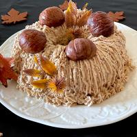 エンゼル型モンブランケーキ🌰