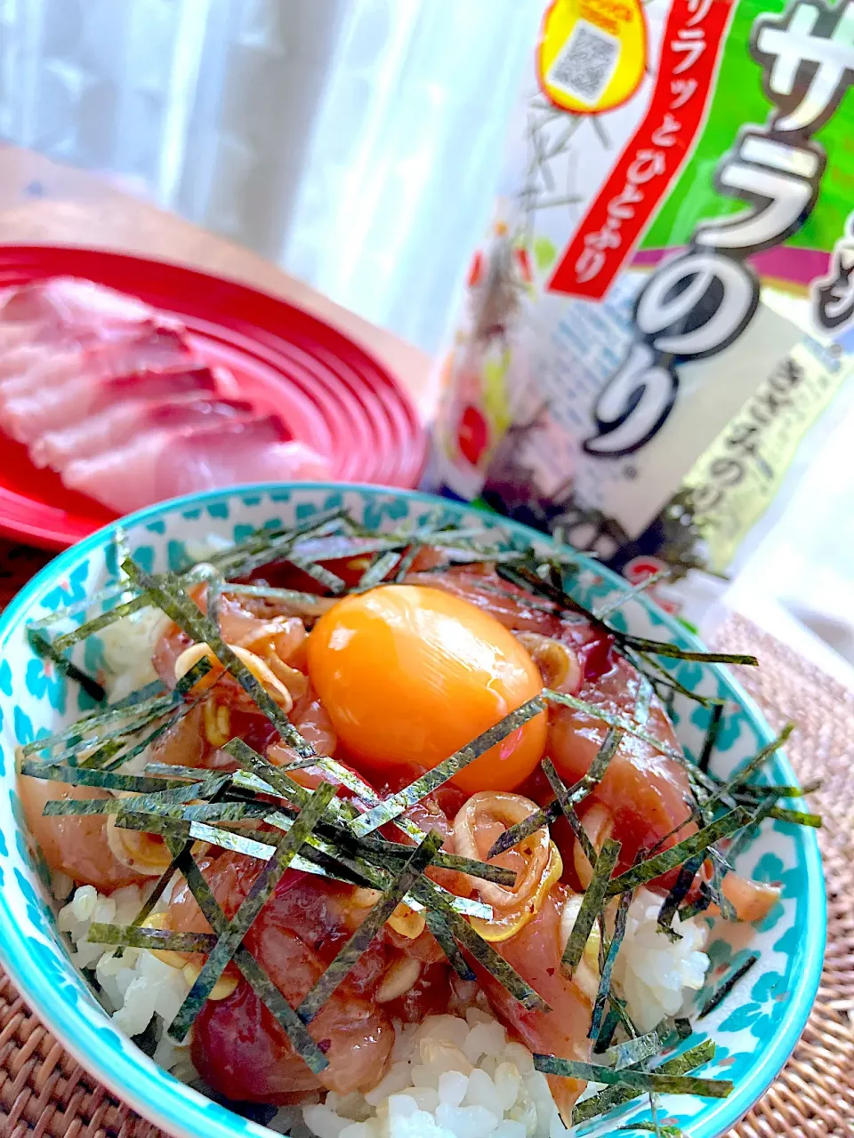 カンパチのユッケ丼😋🐟🍚💕✨|アイさん