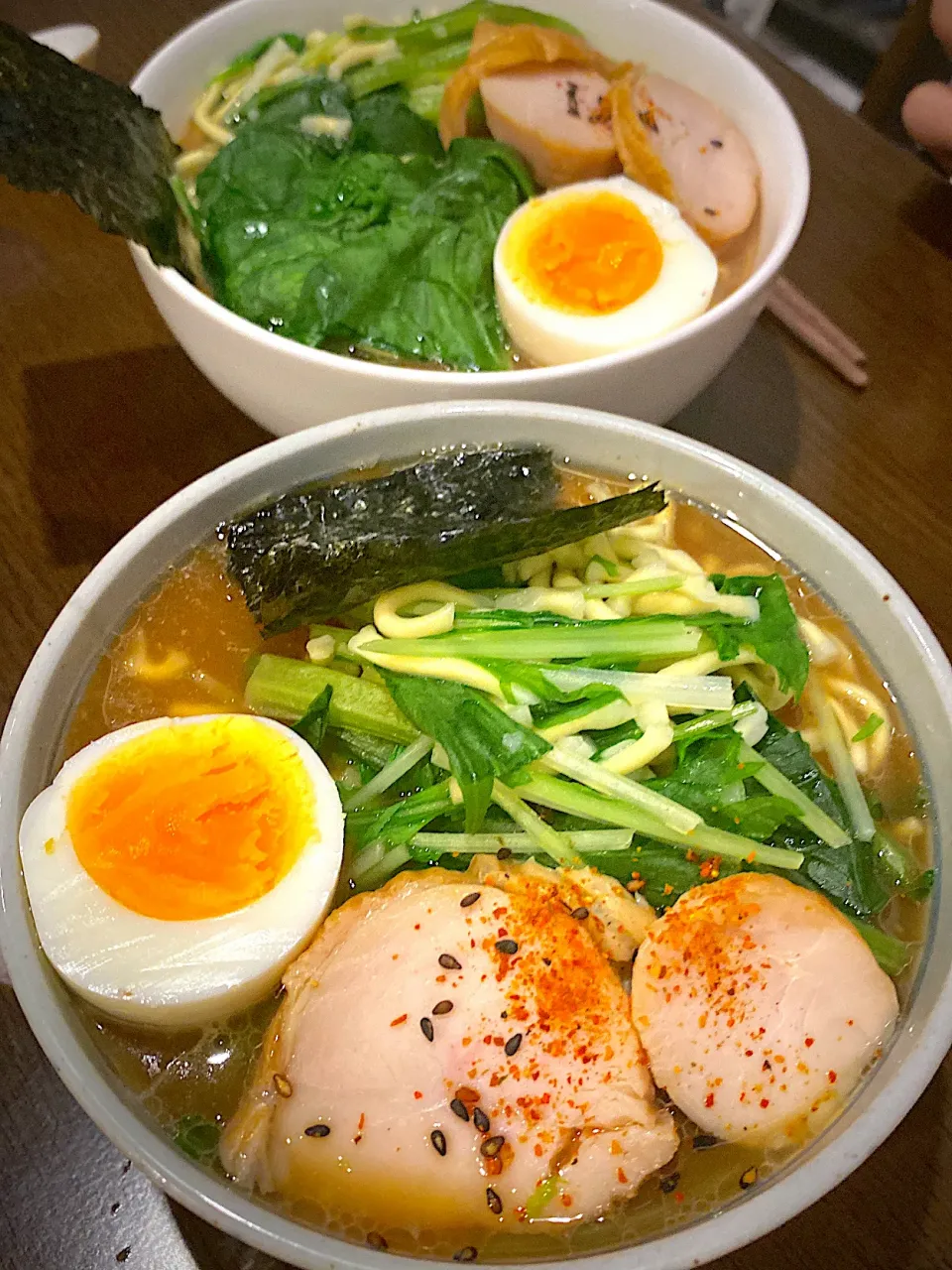 醤油ラーメン　鶏チャーシュー　煮卵　焼き海苔|ch＊K*∀o(^^*)♪さん