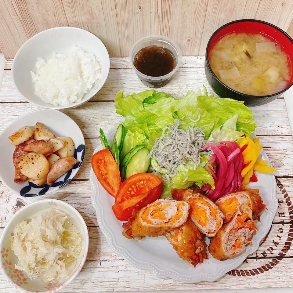 野菜くるくる肉巻き　ジャーマン長芋|chou  chouさん