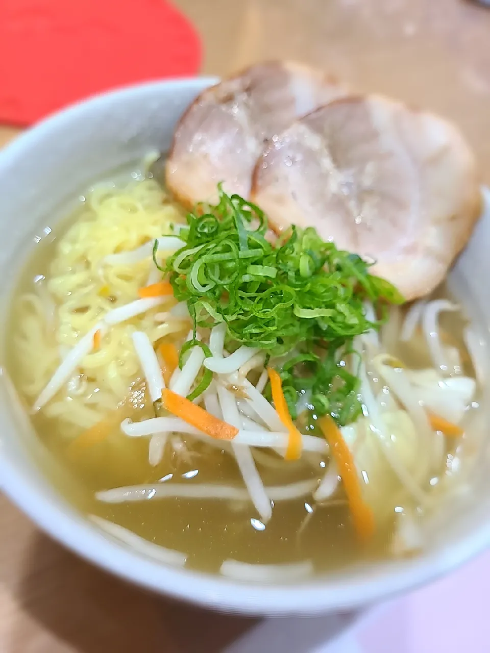 高1長男のスープは手作り野菜塩ラーメン😋|みぽりん♪さん