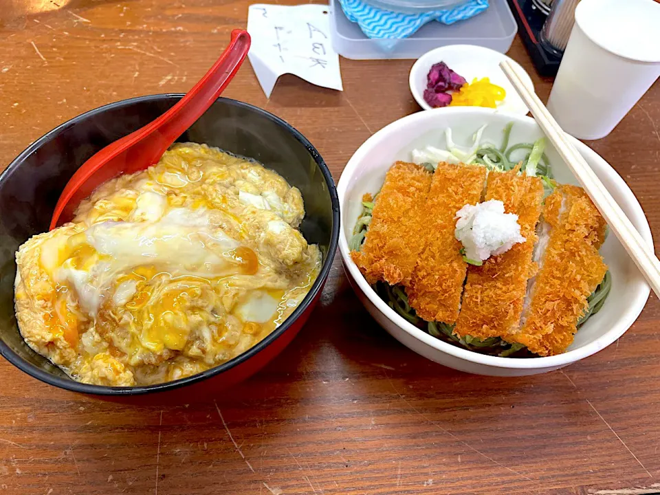 Bセット（カツ丼＆カツ蕎麦）|コージ💫さん