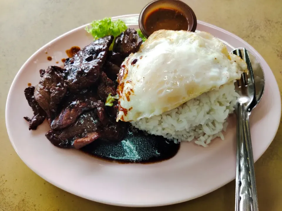 黑酱猪肉饭 I Black Souce Pork Rice|Steven Chuahさん