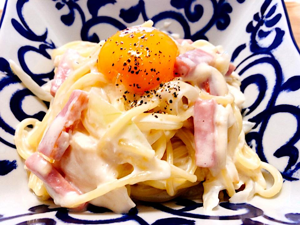 濃厚クリーム和風カルボナーラ