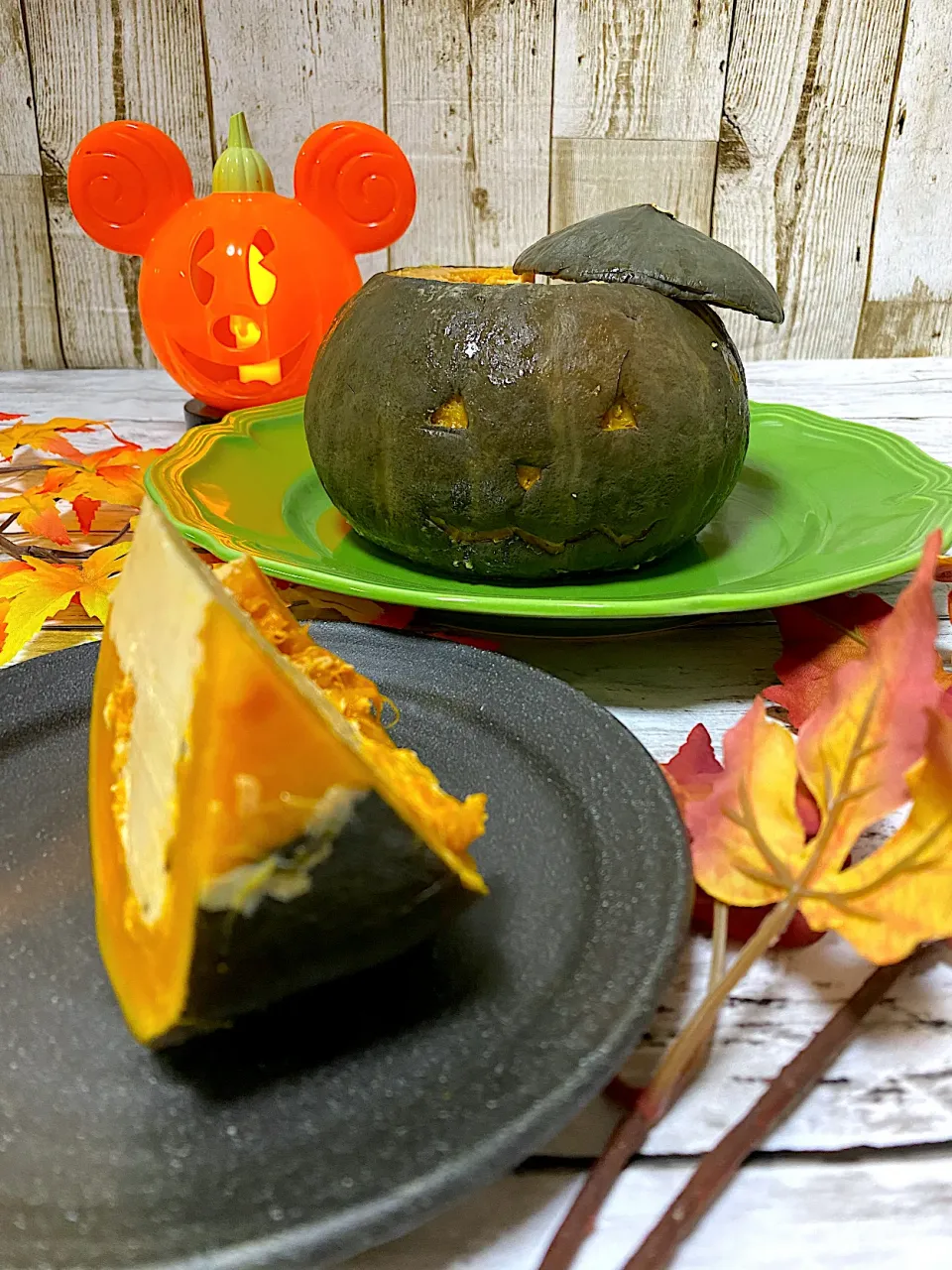 Snapdishの料理写真:ジャックの呪い👻⁉️かぼちゃプリン🎃|ぽっちさん