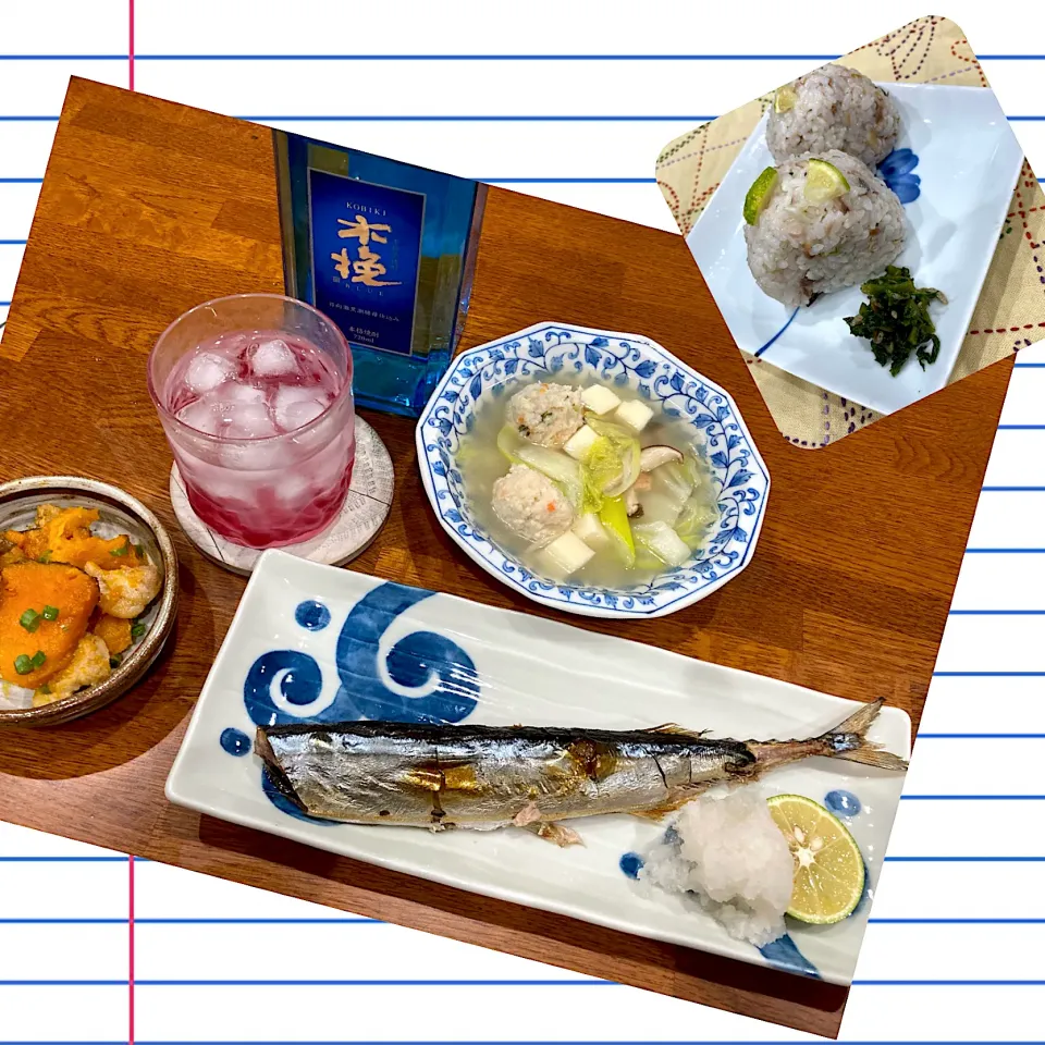 やっと 秋刀魚の晩ご飯 (笑)|sakuramochiさん