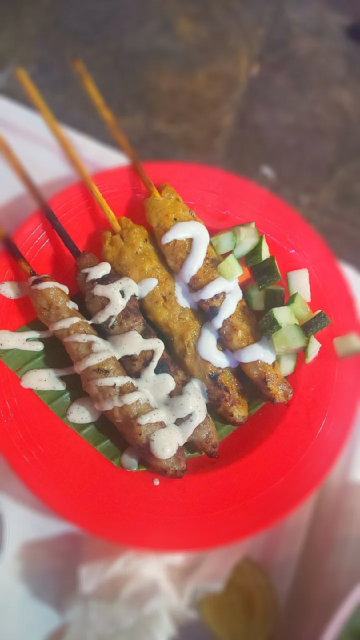 Snapdishの料理写真:heo mooping & gà satay 😍|Thanh Hương Oriさん