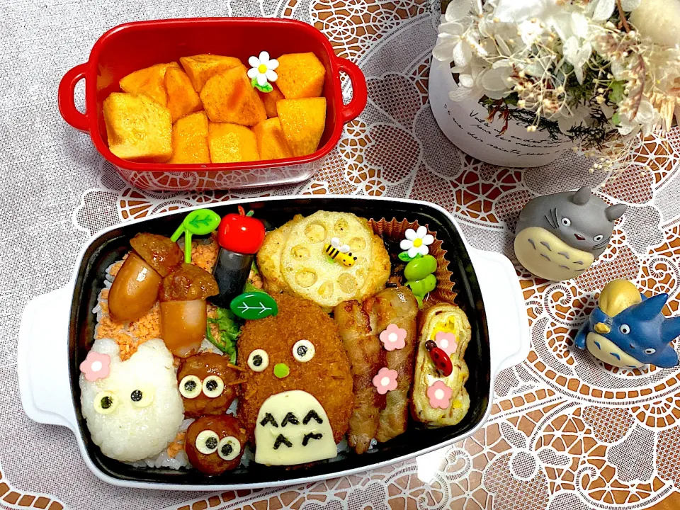 Snapdishの料理写真:2022.11.7はトトロ弁当🍀|makoさん