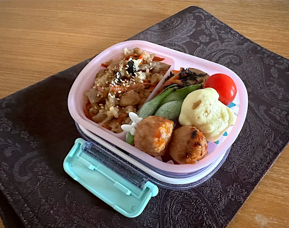 Snapdishの料理写真:ムスメ弁当|csigapogiさん