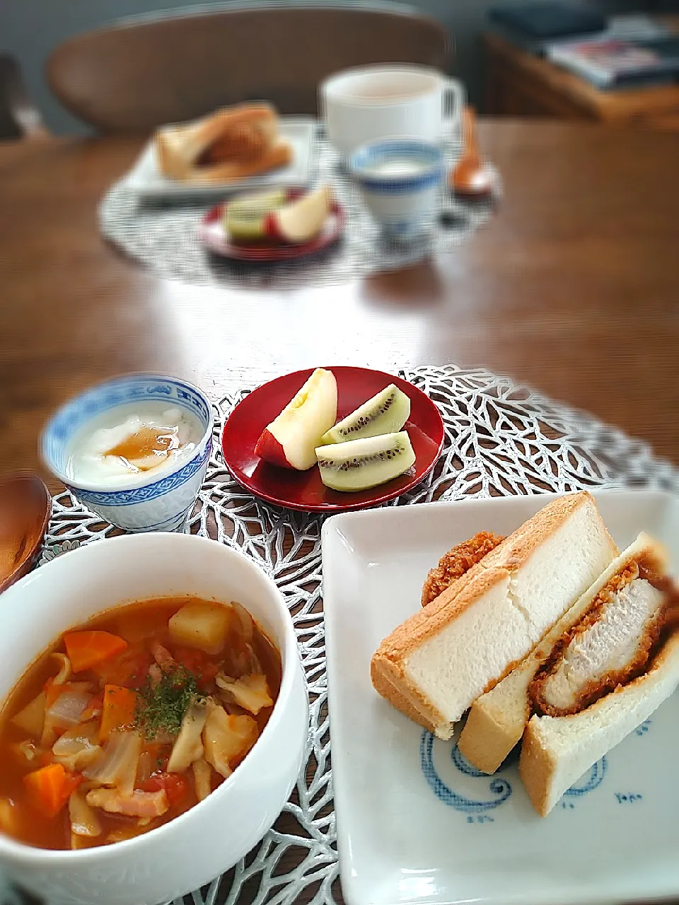 Snapdishの料理写真:朝ごはん🌄！|まめころさん