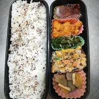 Snapdishの料理写真:朝10分でおべんとう|satotoさん