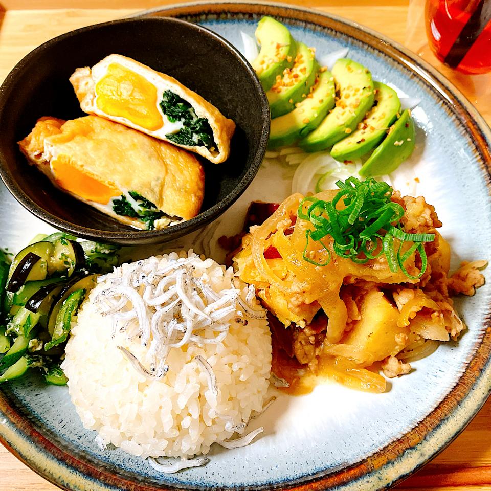 ⭐️鶏ひき肉とさつまいもの甘辛煮⭐️