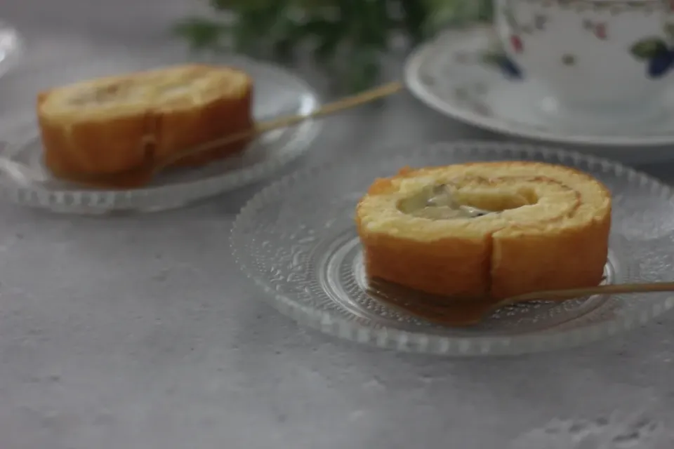 米粉のフルーツロールケーキ|ちいさなしあわせキッチンさん