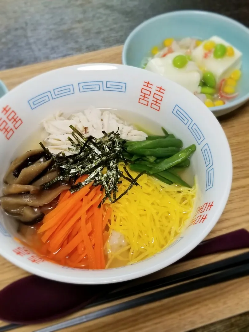 息子ランチ☀️🍴鶏飯|ぱんだのままんさん