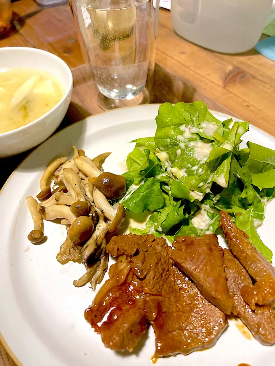 焼肉🥩クレソンサラダ🥗など🍄|かっぱちんさん