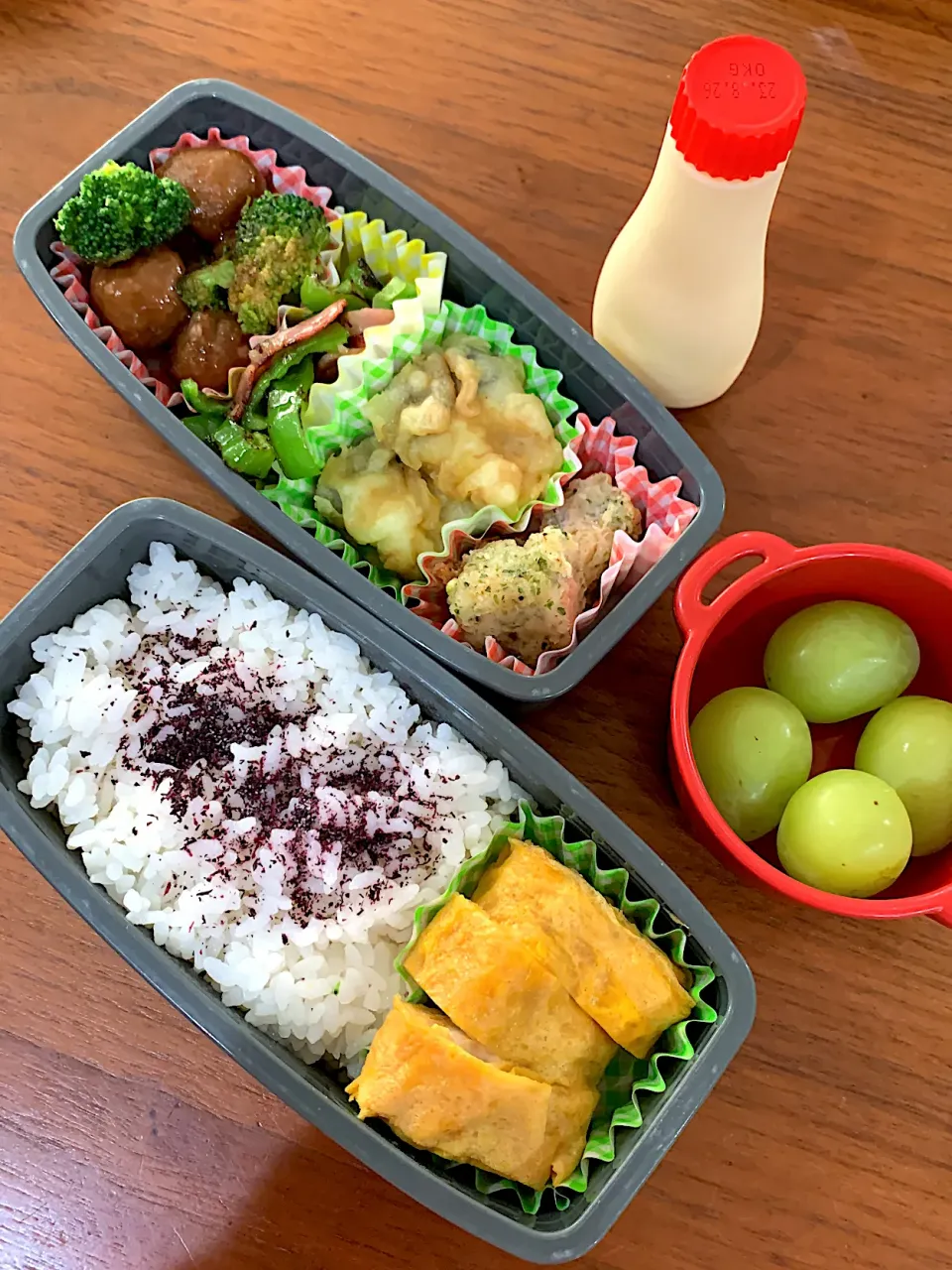 Snapdishの料理写真:2022/11/9 中3息子弁当|こうれい母さん