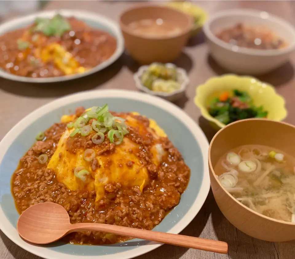 旨辛♡麻婆天津飯|はる꒰(๑´•.̫ • `๑)꒱さん