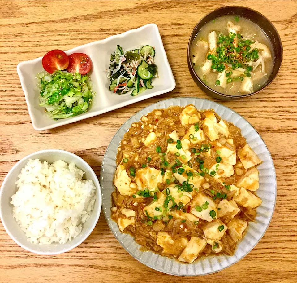 【ヘルシー中華】えのきたっぷり麻婆豆腐|とう子さん