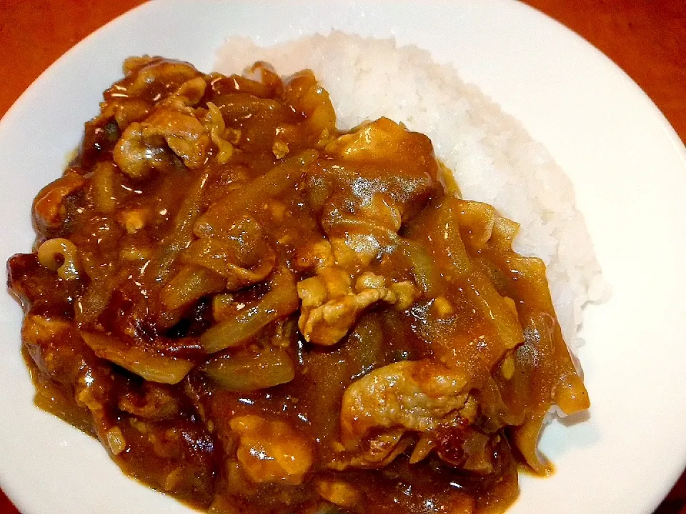 玉ねぎと豚肉のみのカレー|y.,yuukiさん