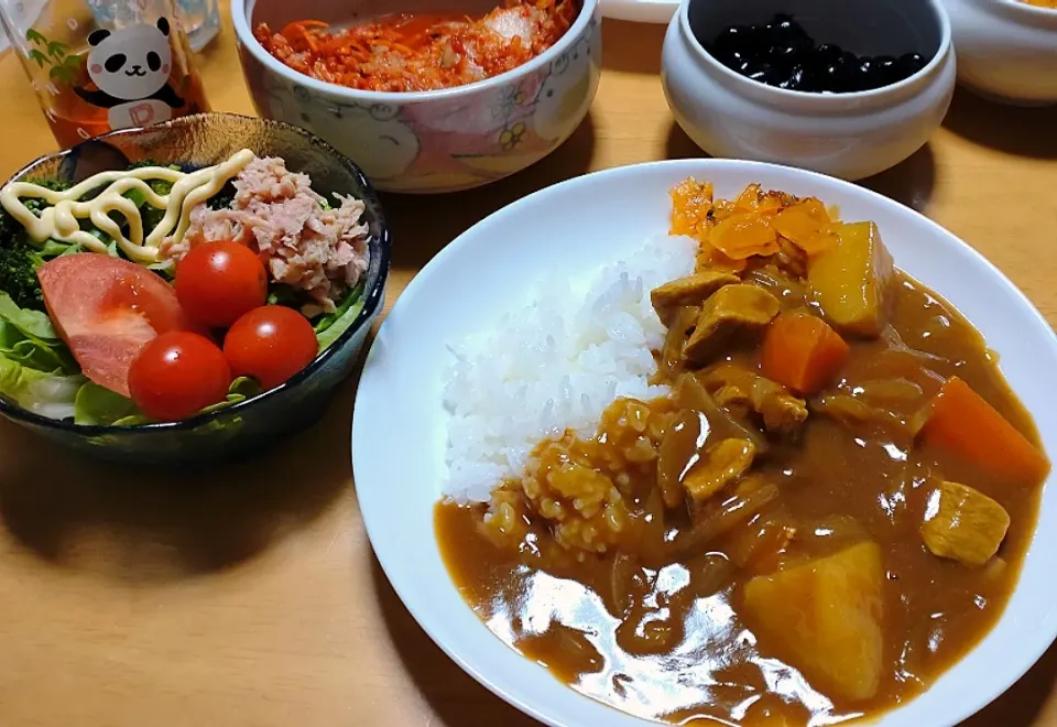 Snapdishの料理写真:一日目のカレーライス|しまだ ちえこさん