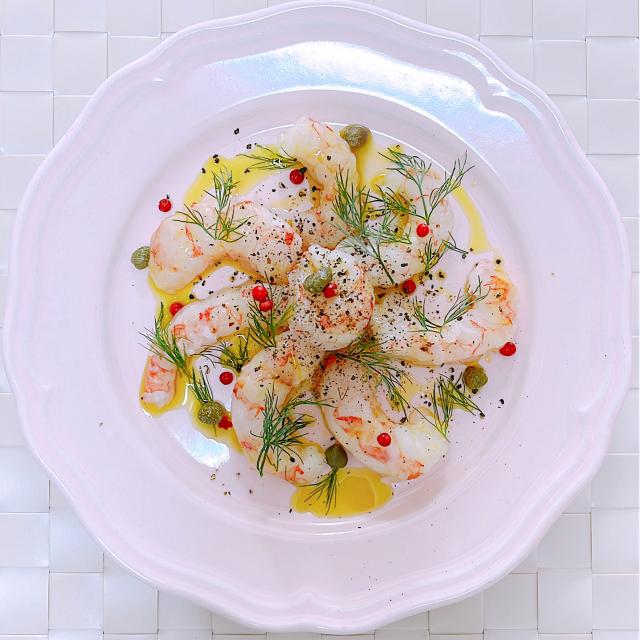 エビのカルパッチョ/S | Snapdish[スナップディッシュ] (ID:ffWCXa)