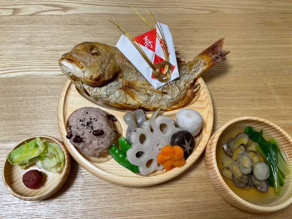 Snapdishの料理写真:100日祝🌸お食い初め|shioriさん