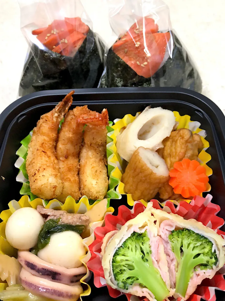 ブロッコリーの生ハム巻きフリッター弁当|teteさん