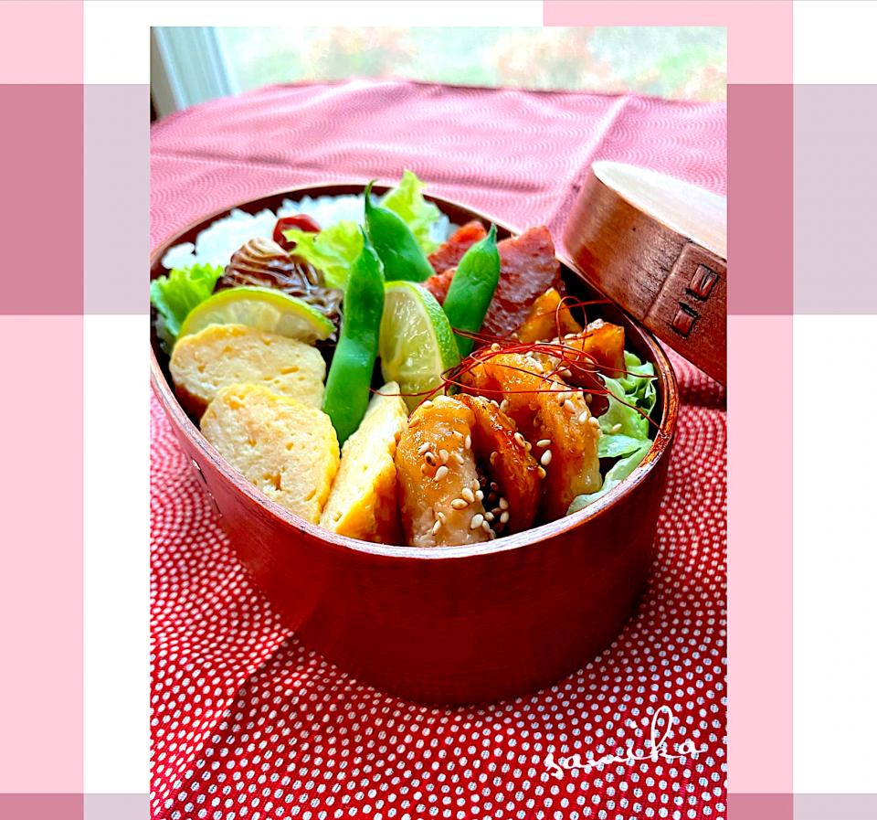 畑の野菜を使ったおべんとう