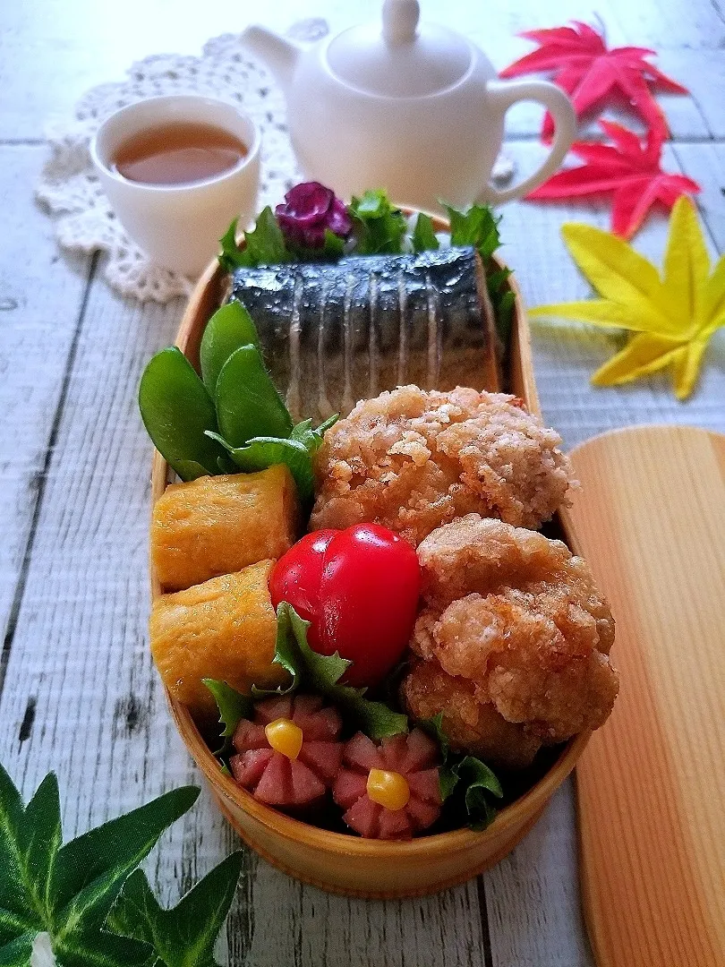 Snapdishの料理写真:唐揚げ弁当|sugar beansさん