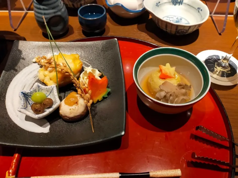 山形県小野川温泉河鹿荘　夕食|フージさん