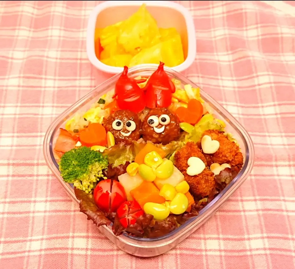 炒飯弁当❤️|みちゅあしさん