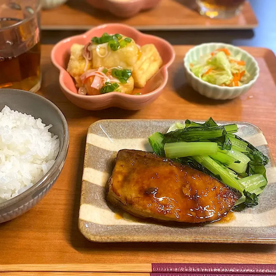 ぶりのバター醤油焼き|ちぐあささん