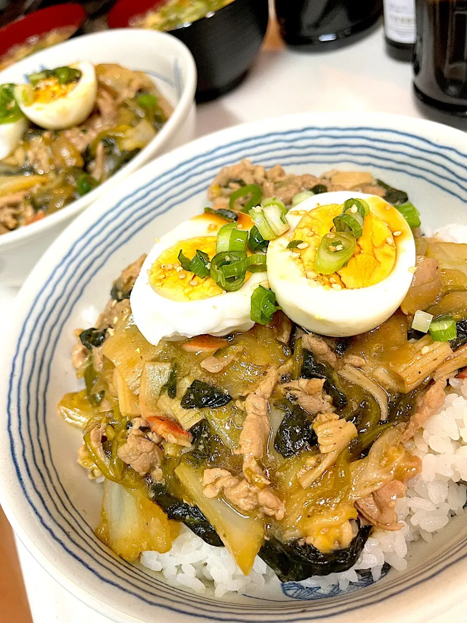 ある物で中華うま煮丼|のろさん