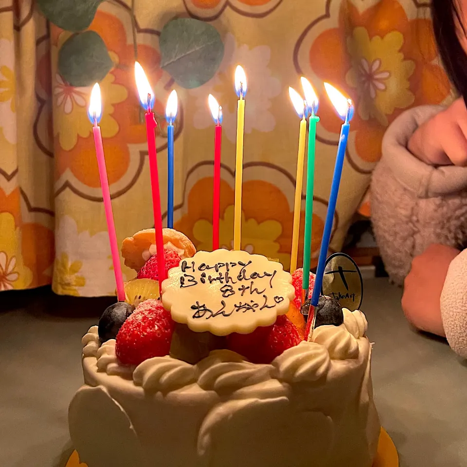 Snapdishの料理写真:キャンプで🏕happy birthday🎂|かっぱちんさん